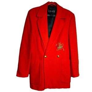 LAUREL by Escada‎ Women's Size 36/6 Orange Wool Angora Blazer